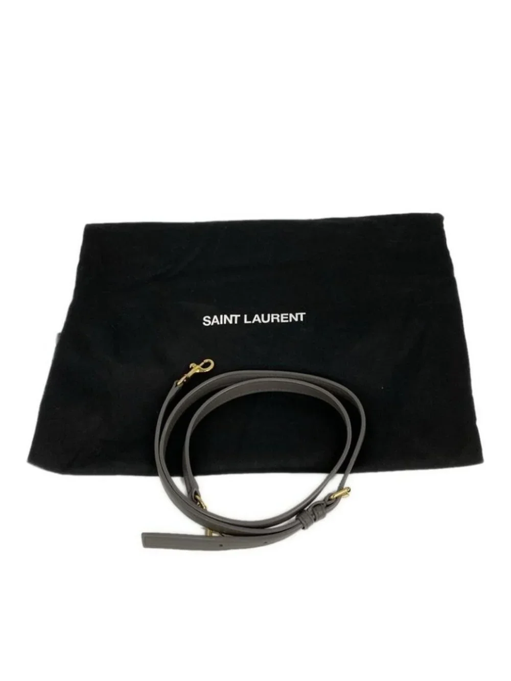 Saint Laurent Paris Tote Toy Shopping Dark Gray Leather - Picture 8 of 12